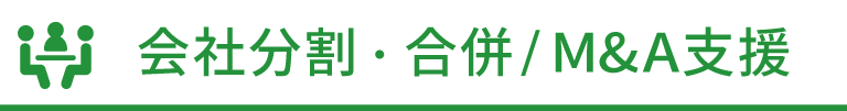 会社分割・合併 / Ｍ＆Ａ支援